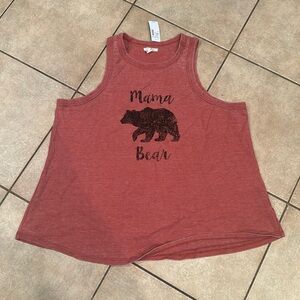 NWT Mama Bear Tank Top